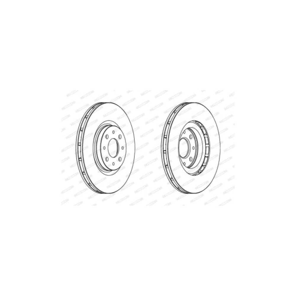Гальмівний диск FERODO DDF1122
