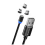 Дата кабель USB 2.0 AM to Lightning + Micro 5P + USB-C 1.0m Magnet only charge ColorWay (CW-CBUU020-BK) Дата кабель USB 2.0 AM to Lightning + Micro 5P + USB-C 1.0m Magnet only charge ColorWay (CW-CBUU020-BK)