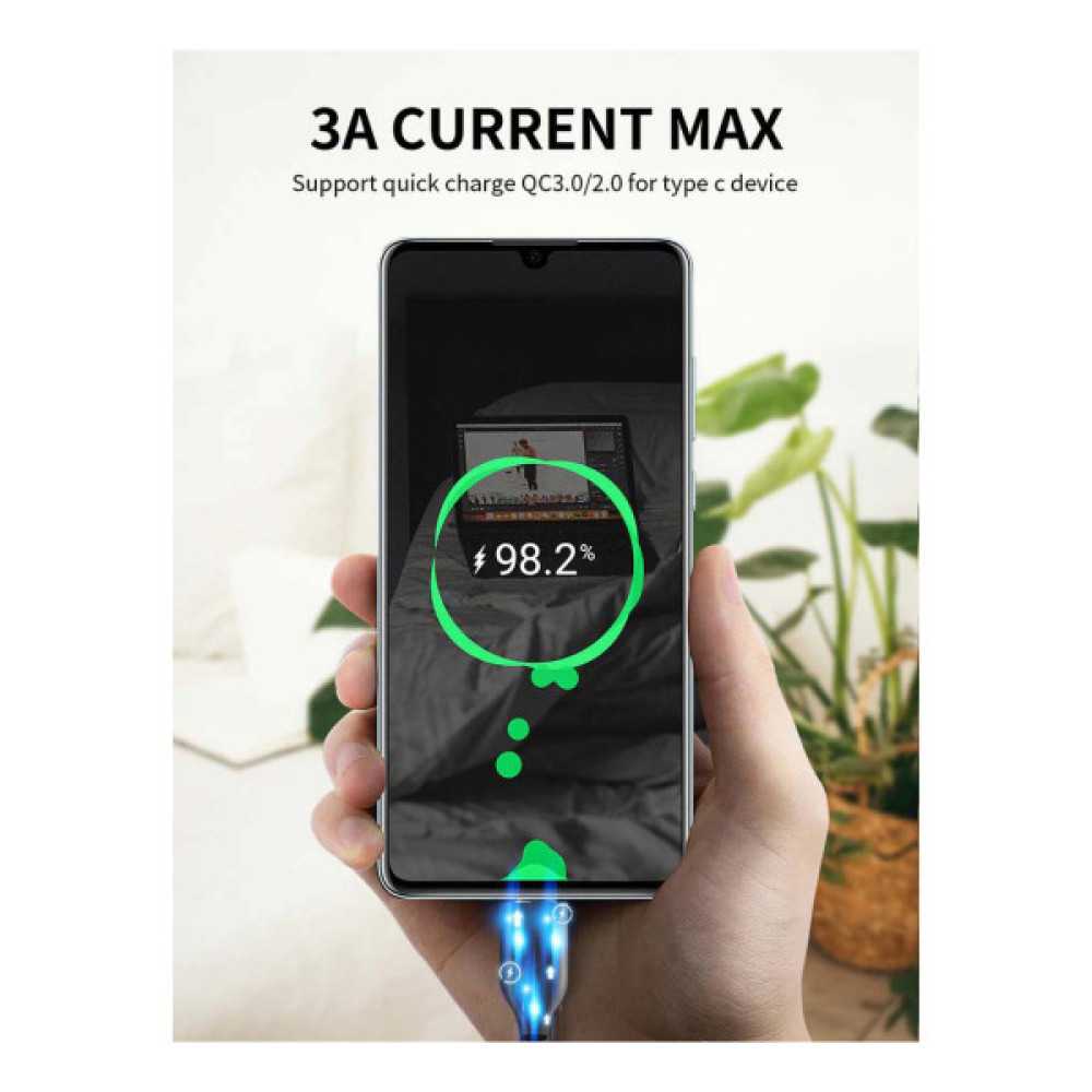 Дата кабель USB 3.0 AM to USB-C 1.5m Cabletime (CA915439)