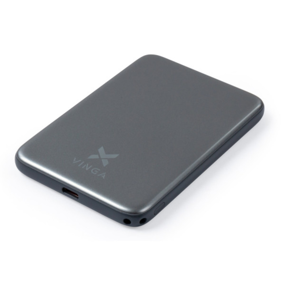 Батарея універсальна Vinga 5000 mAh 20W/15W Wireless (VPBB520WL)