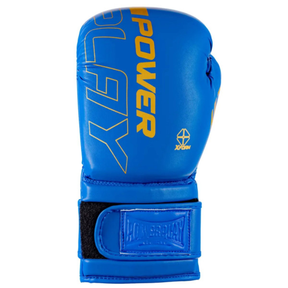 Боксерські рукавички PowerPlay 3089 Alpha Сині 14 унцій (PP_3089_14oz_Blue)