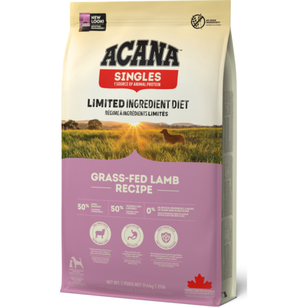Сухий корм для собак ACANA Grass-Fed Lamb 11.4 кг (0064992570125)