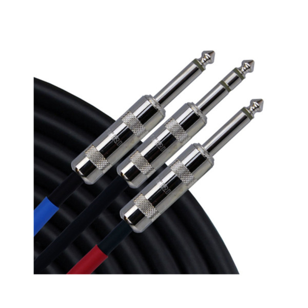 Інсертний кабель RapcoHorizon Y-Cable TRS 1/4"-TS 1/4" (3m) (YS-P-10)