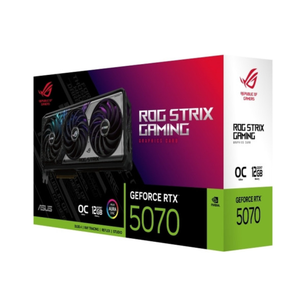 Відеокарта ASUS GeForce RTX5070 12Gb ROG STRIX GAMING OC (ROG-STRIX-RTX5070-O12G-GAMING)