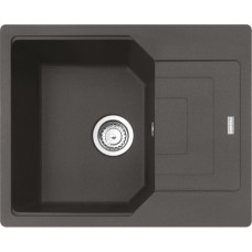Мийка кухонна Franke Urban, фраграніт, прямокутник, з крилом, 620х500х220мм, чаша - 1, врізна, оборотна, UBG 611-62, сірий сланець