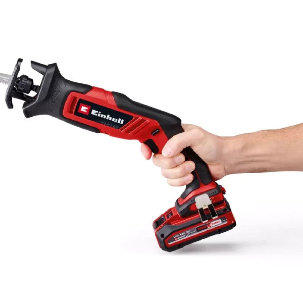 Пила шабельна акумуляторна Einhell TE-AP 18/13 Li - Solo PXC 18В пропил 50мм хід 13мм 1.13кг без АКБ та ЗП