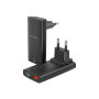 Зарядний пристрій Choetech 2xUSB 65W GaN (USB-C+USB-A) Ultra thin (PD6011-EU-BK) Зарядний пристрій Choetech 2xUSB 65W GaN (USB-C+USB-A) Ultra thin (PD6011-EU-BK)