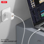 Зарядний пристрій XO CE16 67.5W USB-C PD45W + USB-A QC 22.5W White (CE16_White) Зарядний пристрій XO CE16 67.5W USB-C PD45W + USB-A QC 22.5W White (CE16_White)