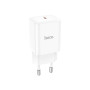 Зарядний пристрій HOCO N27 Innovative USB-C PD20W White (6931474783455) Зарядний пристрій HOCO N27 Innovative USB-C PD20W White (6931474783455)