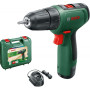 Шурупокрут-дриль акумуляторний Bosch EasyDrill 1200 12В 1х1.5А·год 30Нм 0-400·1500об/хв 0.94кг кейс