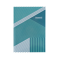 Книга записна Axent Lines А4, 96 аркушів, клітинка, зелена (8422-582-A)