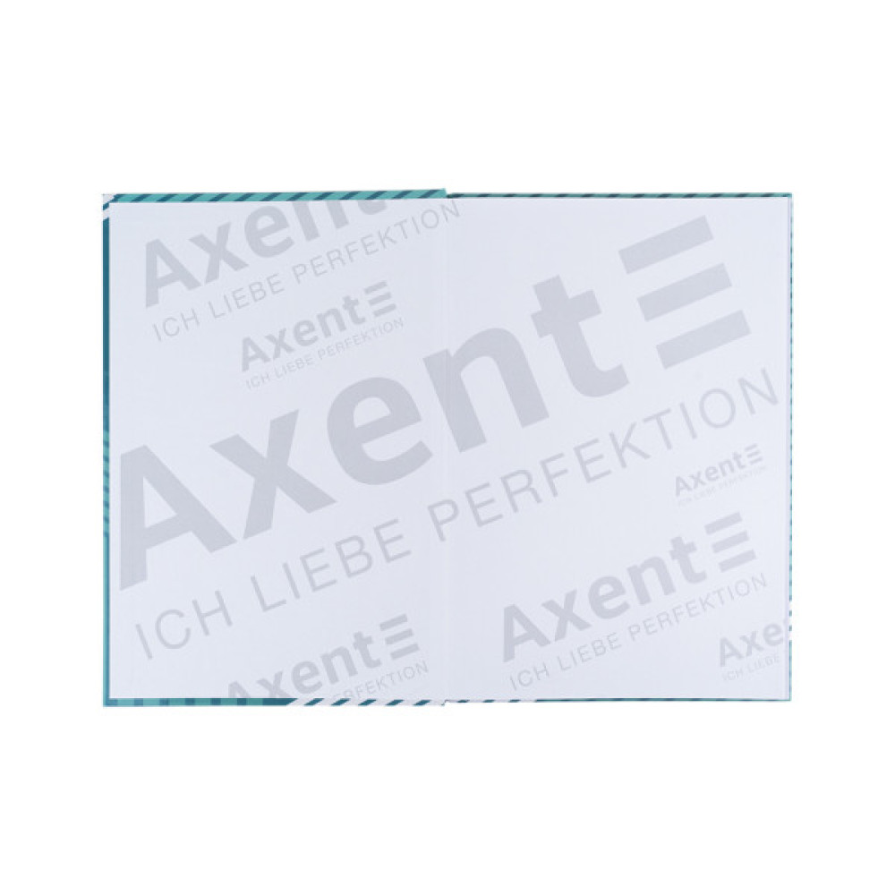 Книга записна Axent Lines А4, 96 аркушів, клітинка, зелена (8422-582-A)