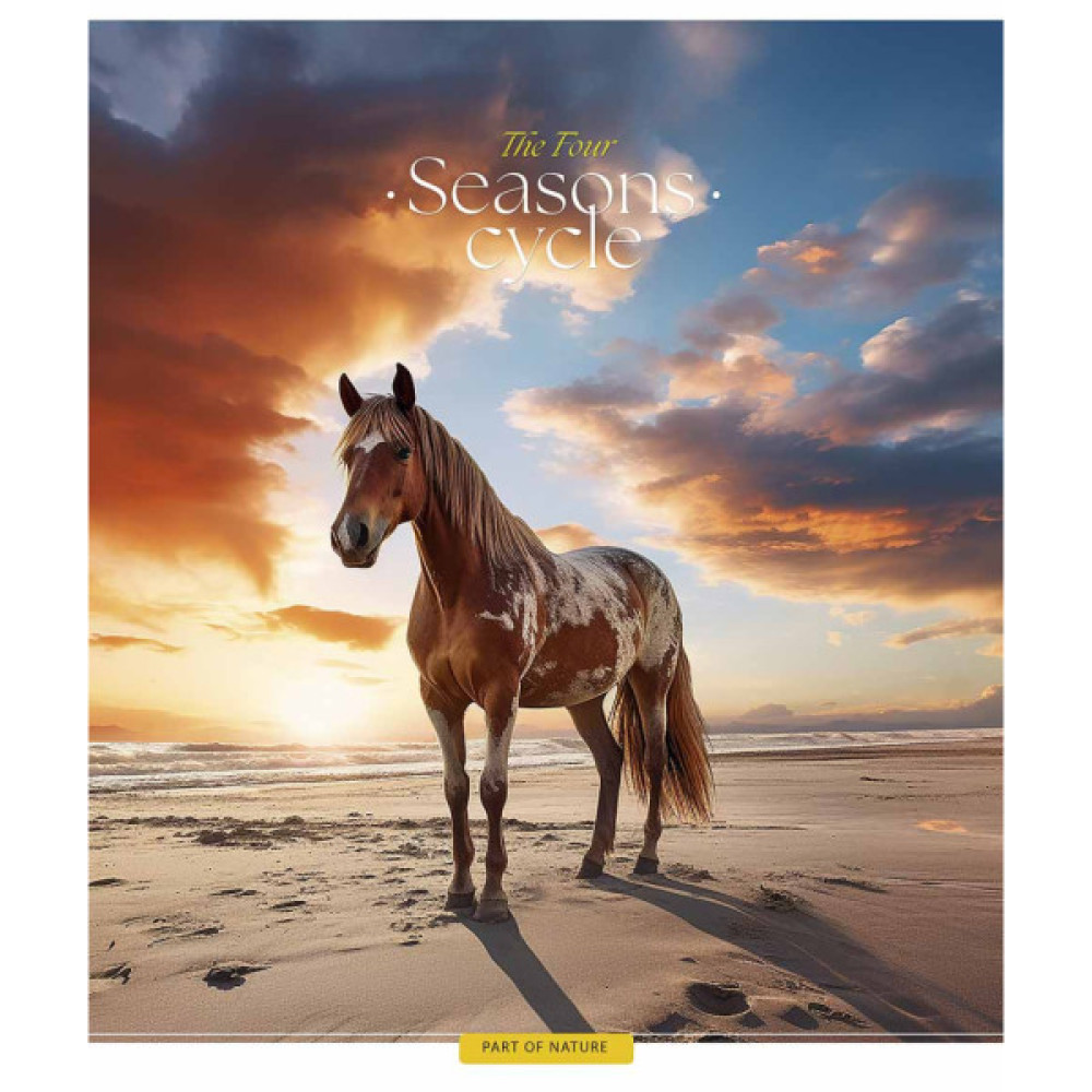 Зошит Школярик Four seasons 60 аркушів клітинка (060-3403K)