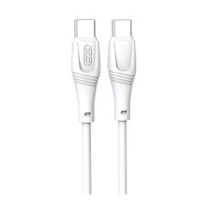 Дата кабель USB-C to USB-C 1.0m 60W High Elastic Zeus XO (NBQ239B_White)