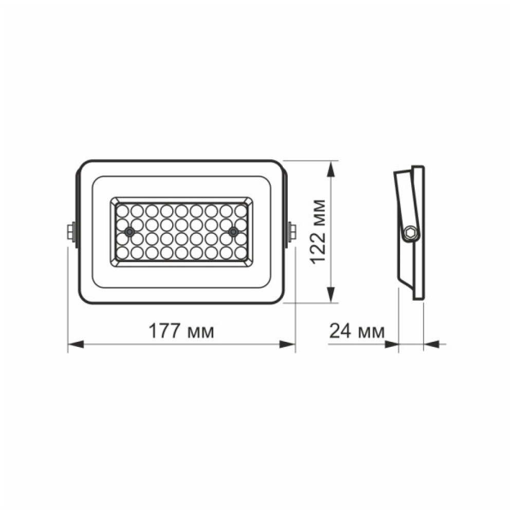 Прожектор Videx LED  30W 5000K 220V (VL-F2e-305W)