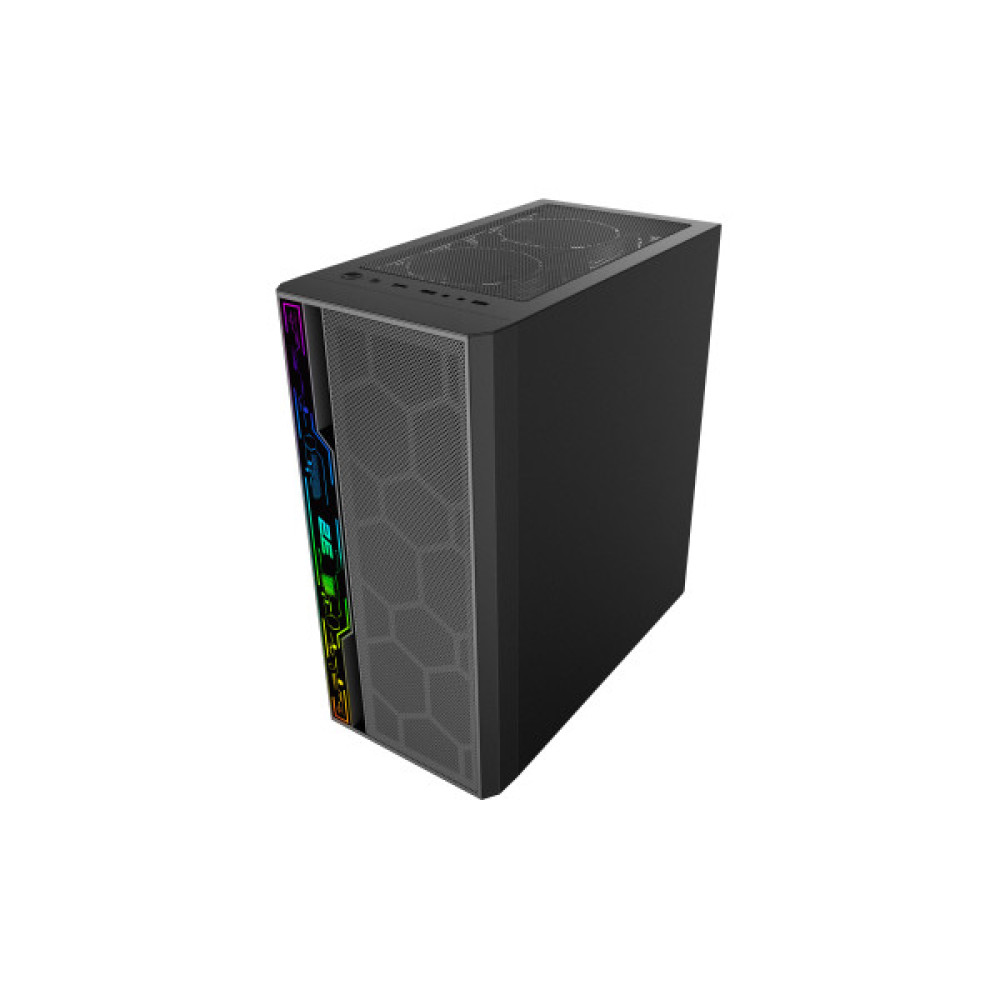 Корпус 2E GAMING Spero G2052 без БЖ 2xUSB3.0, 1xUSB2.0, 1x120мм ARGB, 2x120мм, VGA 345мм, LCS ready, TG Side Panel, ATX, чорний