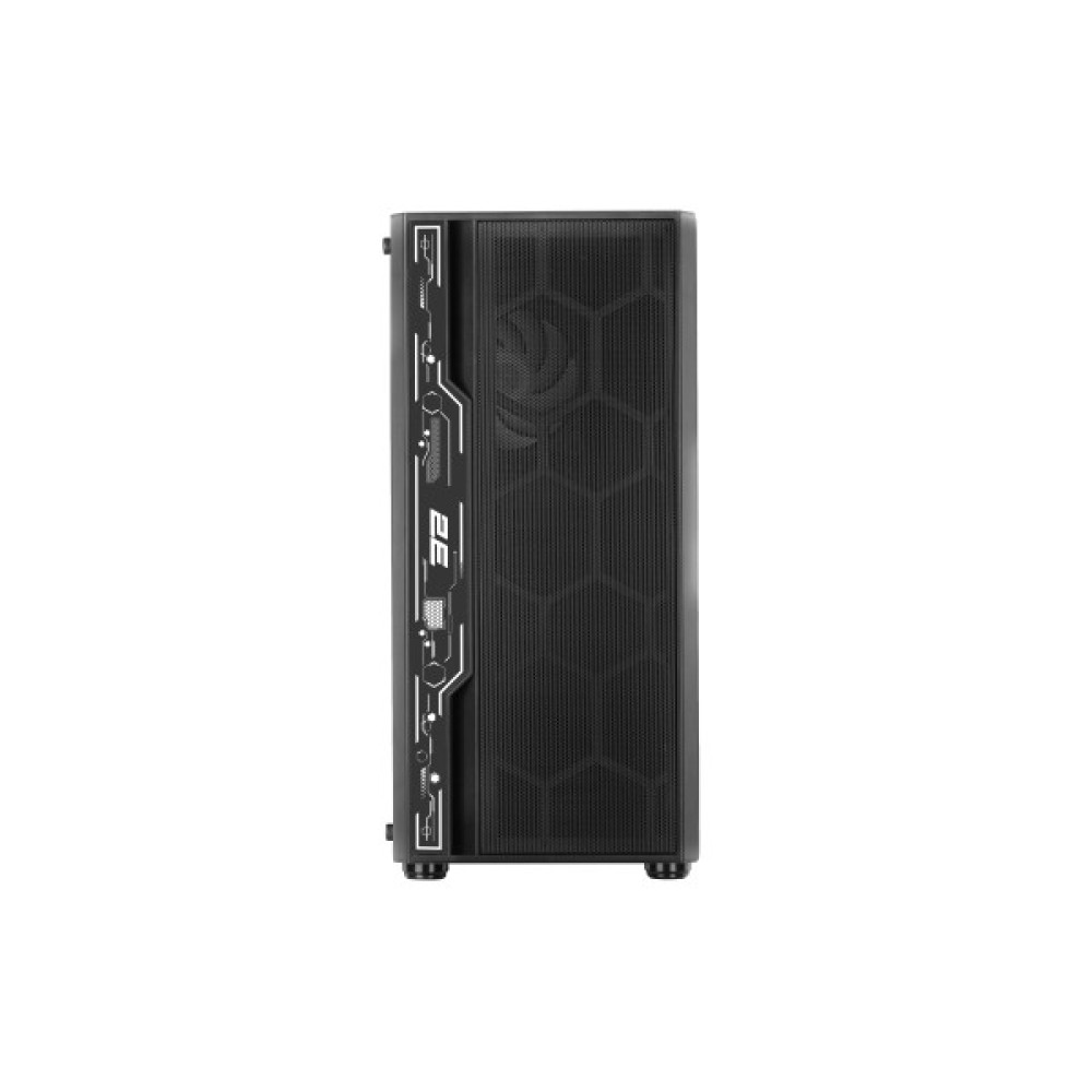 Корпус 2E GAMING Spero G2052 без БЖ 2xUSB3.0, 1xUSB2.0, 1x120мм ARGB, 2x120мм, VGA 345мм, LCS ready, TG Side Panel, ATX, чорний