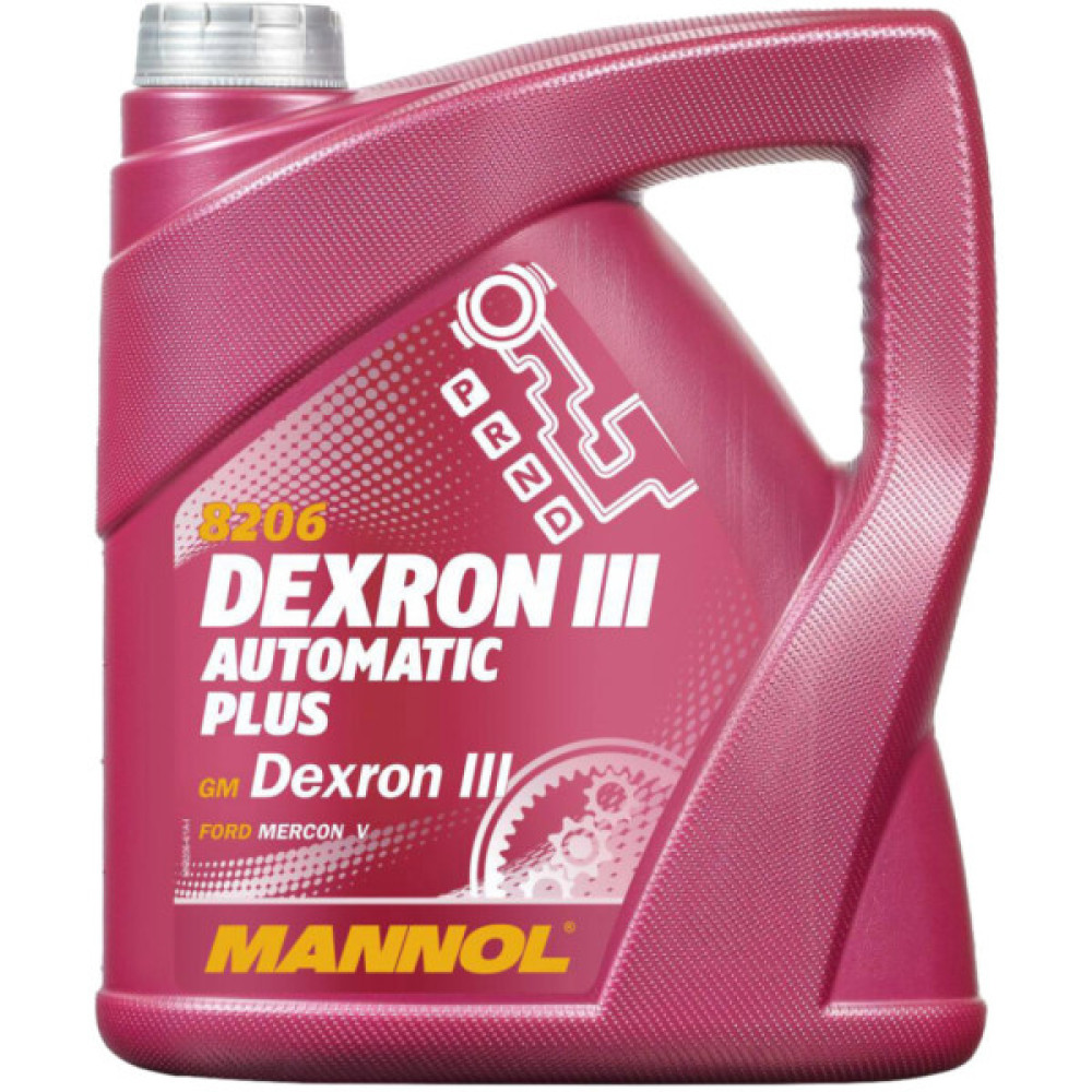 Трансмісійна олива Mannol DEXRON III AUTOMATIC PLUS 4л (MN8206-4)