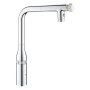 Змішувач для кухні Grohe Accent Smart Control, довж.виливу - 201мм, поворотний/витяжний, вентиль/кнопка, хром