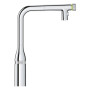 Змішувач для кухні Grohe Accent Smart Control, довж.виливу - 201мм, поворотний/витяжний, вентиль/кнопка, хром
