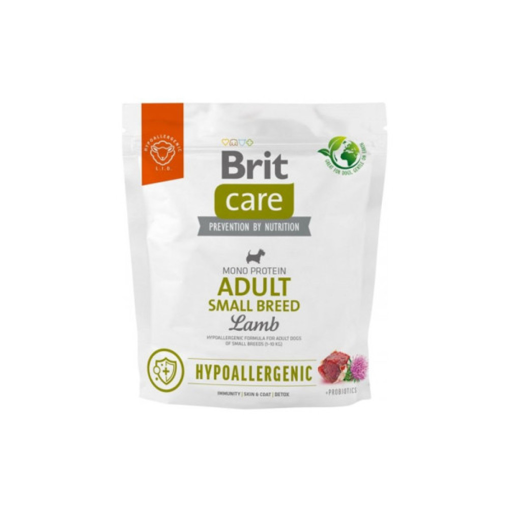 Сухий корм для собак Brit Care Dog Hypoallergenic Adult Small Breed 1 кг (8595602566136)