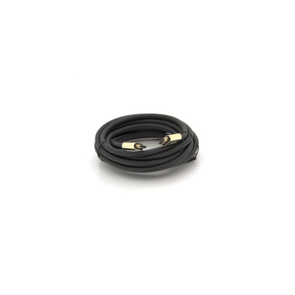 Кабель мультимедійний HDMI M to HDMI M 5.0m V2.1 8K black Merlion (YT-HDMI(M)/(M)8KV2.1-5.0m)