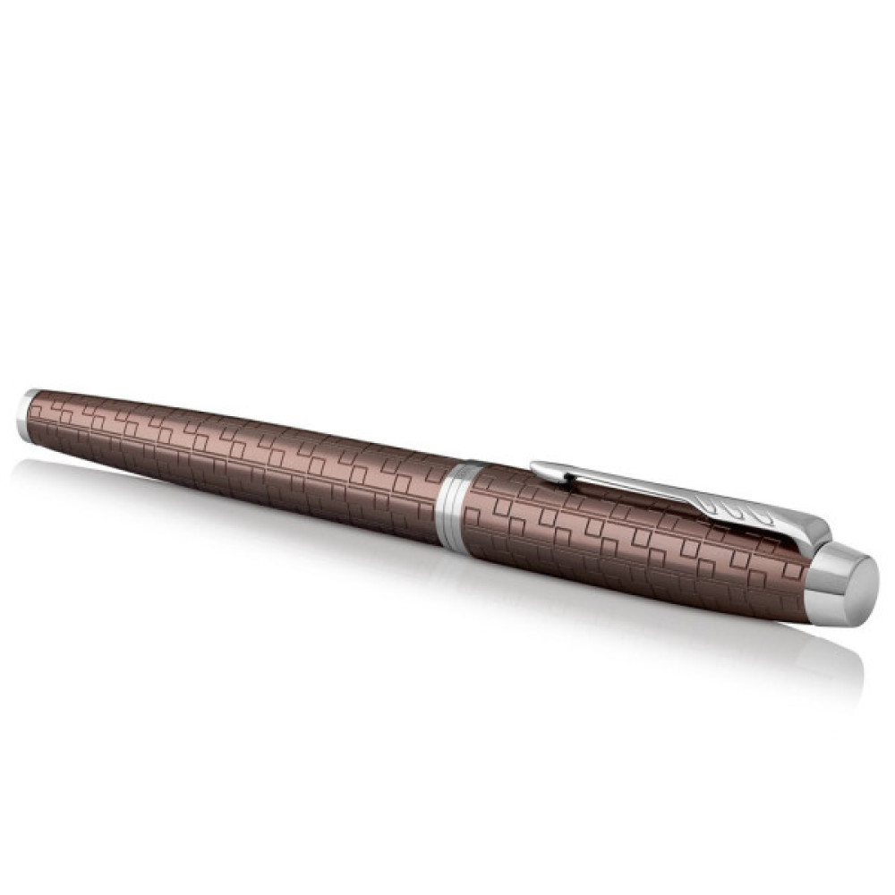 Ручка пір'яна Parker IM 17 Premium Brown CT  FP F (24 511)