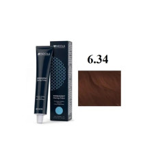 Фарба для волосся Indola Permanent Caring Color 6.34 - Русявий золотистий мідний (4045787932669)