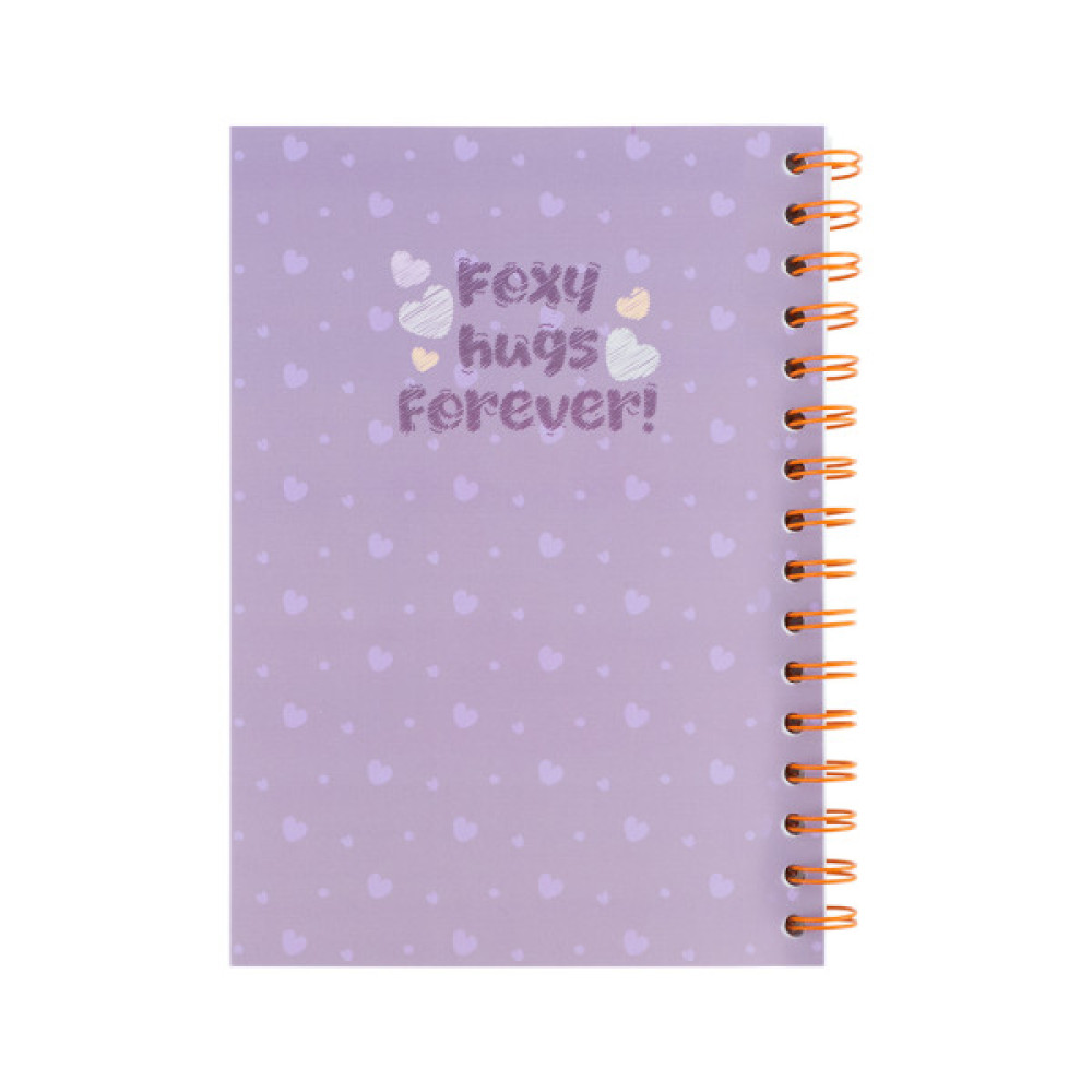 Блокнот Kite на спіралі A5 Cute 4, 80 аркушів, клітинка (K25-1911-4)