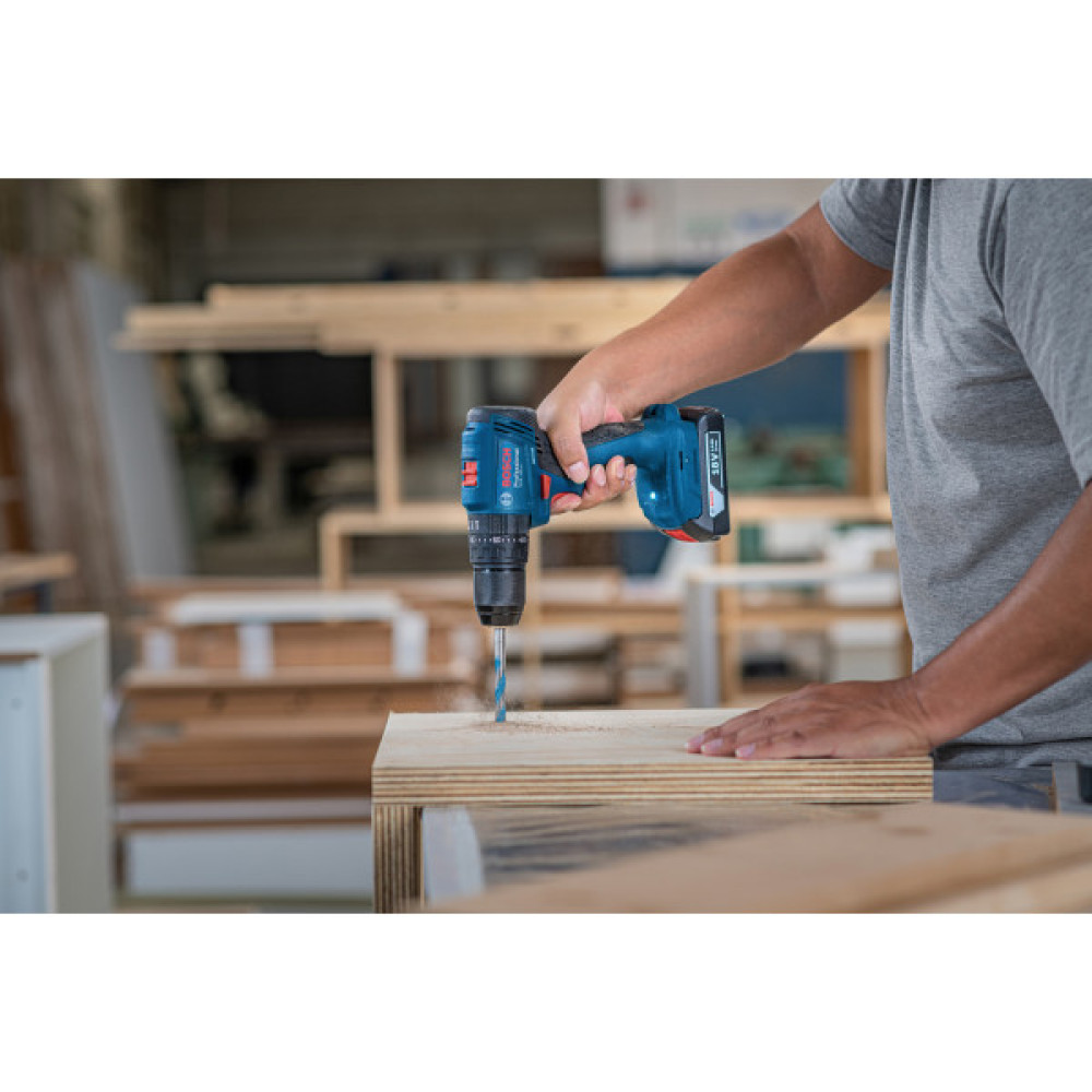 Шурупокрут-дриль ударний акумуляторний Bosch Professional GSB 185-LI 18В 2х2.0А·год 50Нм 500·1900об/хв кейс 1кг