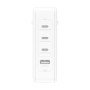Зарядний пристрій Belkin 140W 3хUSB-С GAN PD PPS USB-A White (WCH014BTWH)