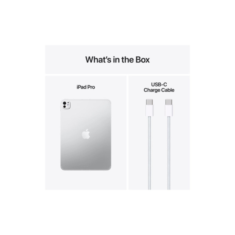 Планшет Apple iPad Pro 11" M5 Wi‑Fi + Cellular 256GB with standard glass - Silver (ME2P4TY/A)