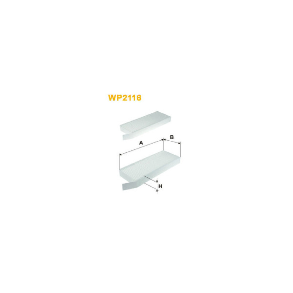 Фільтр салону Wixfiltron WP2116