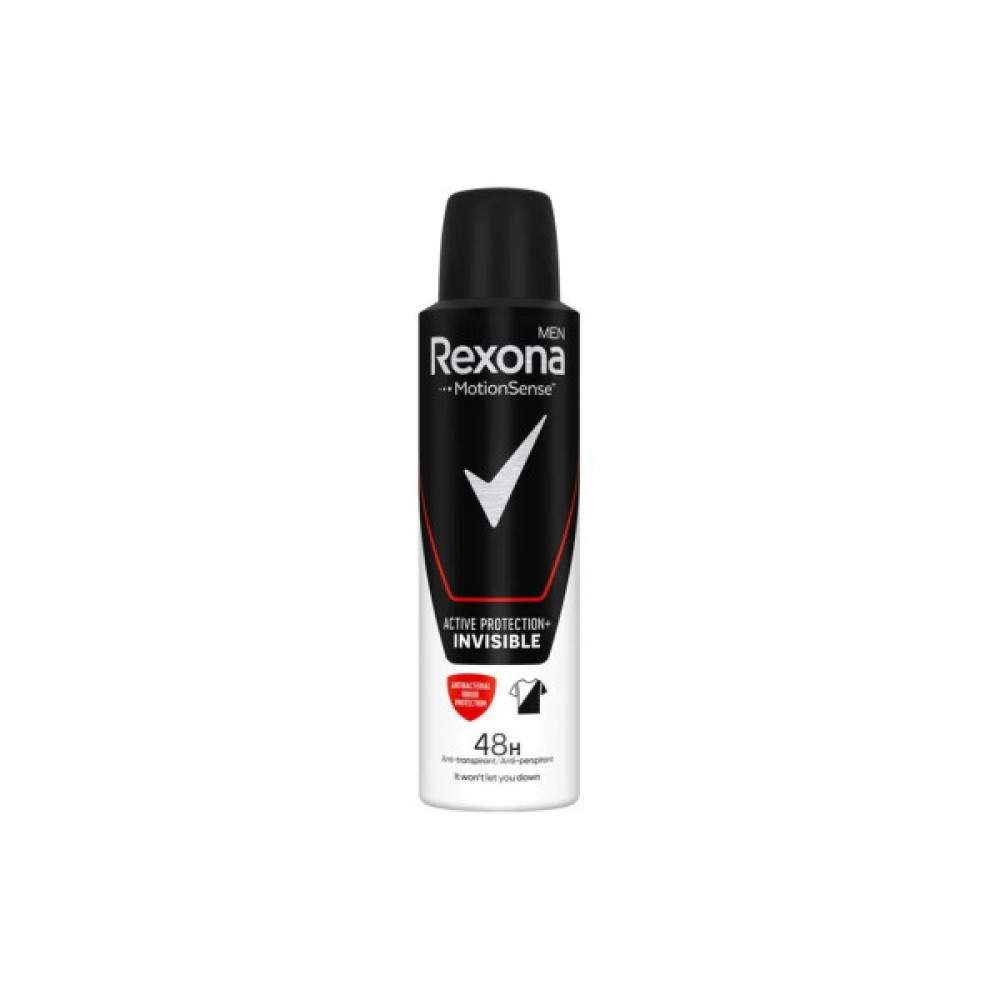 Антиперспірант Rexona Невидимий на чорному і білому Активний захист 150 мл (8720181564185)
