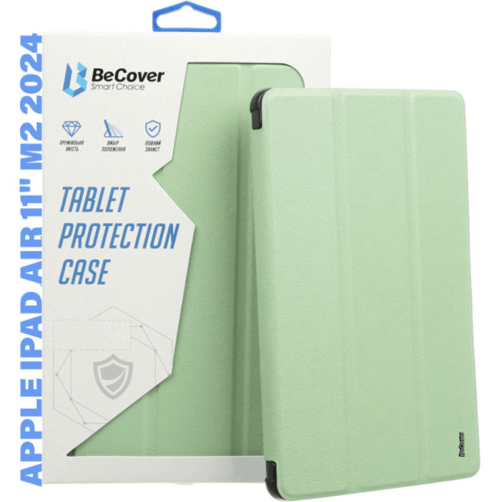 Чохол до планшета BeCover Soft Edge Apple iPad Air 11" M2/M3 (2024/2025) Green (711427) Чохол до планшета BeCover Soft Edge Apple iPad Air 11" M2/M3 (2024/2025) Green (711427)