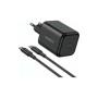 Зарядний пристрій Ugreen USB-C GaN 45W + cable USB-C to USB-C X524 black (65054)