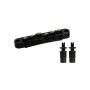 Бридж для гітари Paxphil BM025 Black Бридж для гітари Paxphil BM025 Black