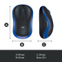 Мишка Logitech M185 blue (910-002239) Мишка Logitech M185 blue (910-002239)