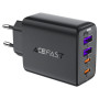 Зарядний пристрій Acefast 4xUSB 45W (2xUSB-C+2xUSB-A) Gan A61 Fast Charger Black (6974316282754) Зарядний пристрій Acefast 4xUSB 45W (2xUSB-C+2xUSB-A) Gan A61 Fast Charger Black (6974316282754)