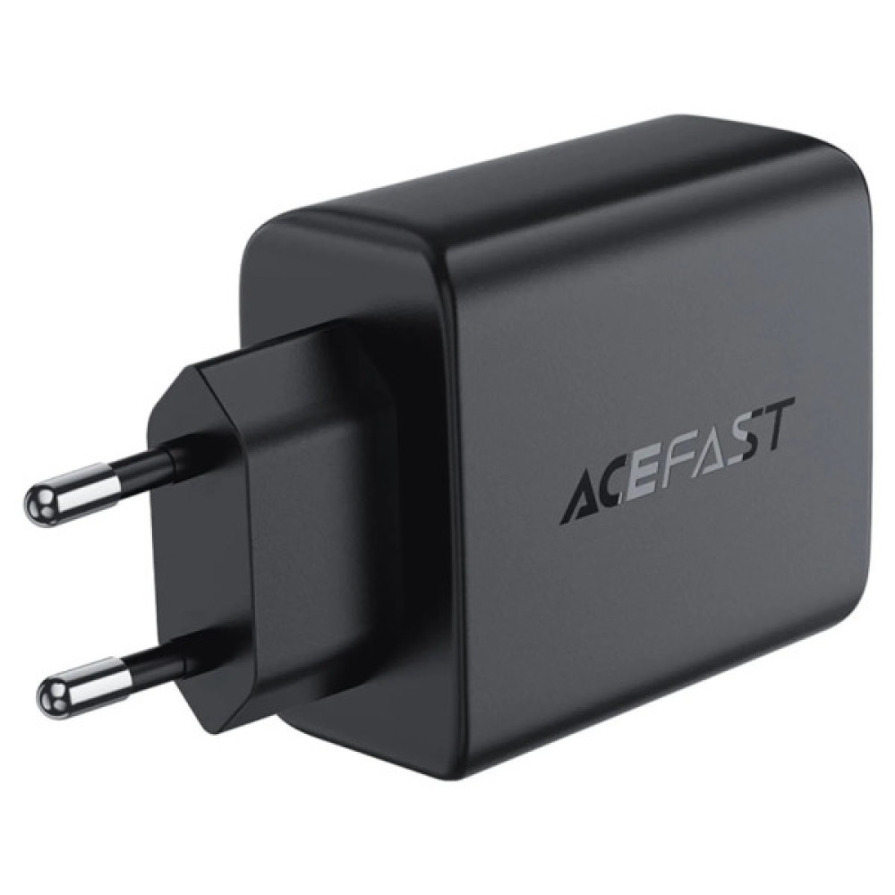 Зарядний пристрій Acefast 4xUSB 45W (2xUSB-C+2xUSB-A) Gan A61 Fast Charger Black (6974316282754)