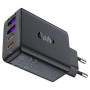 Зарядний пристрій Acefast 4xUSB 45W (2xUSB-C+2xUSB-A) Gan A61 Fast Charger Black (6974316282754) Зарядний пристрій Acefast 4xUSB 45W (2xUSB-C+2xUSB-A) Gan A61 Fast Charger Black (6974316282754)