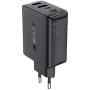 Зарядний пристрій Acefast 4xUSB 45W (2xUSB-C+2xUSB-A) Gan A61 Fast Charger Black (6974316282754) Зарядний пристрій Acefast 4xUSB 45W (2xUSB-C+2xUSB-A) Gan A61 Fast Charger Black (6974316282754)