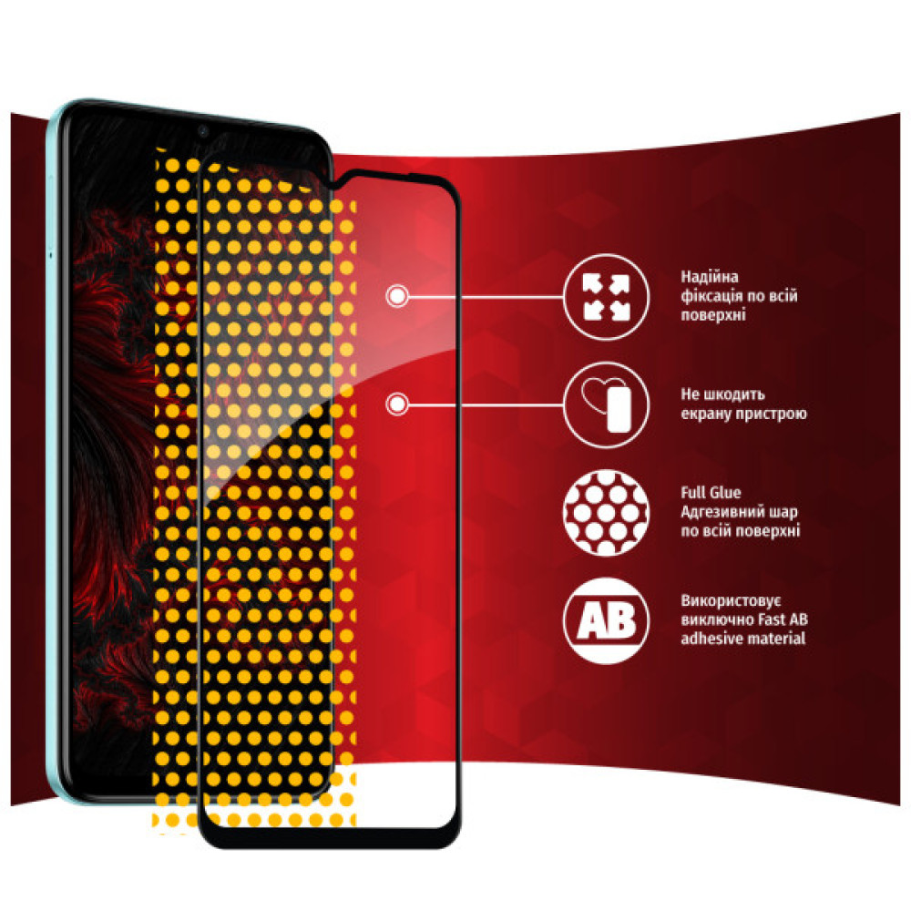 Скло захисне Intaleo Full Glue Tecno Spark Go 2023 (1283126564840)