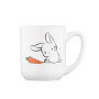Чашка Ardesto Bunny, 380мл, кераміка, біло-сірий (AR3056) Чашка Ardesto Bunny, 380мл, кераміка, біло-сірий (AR3056)