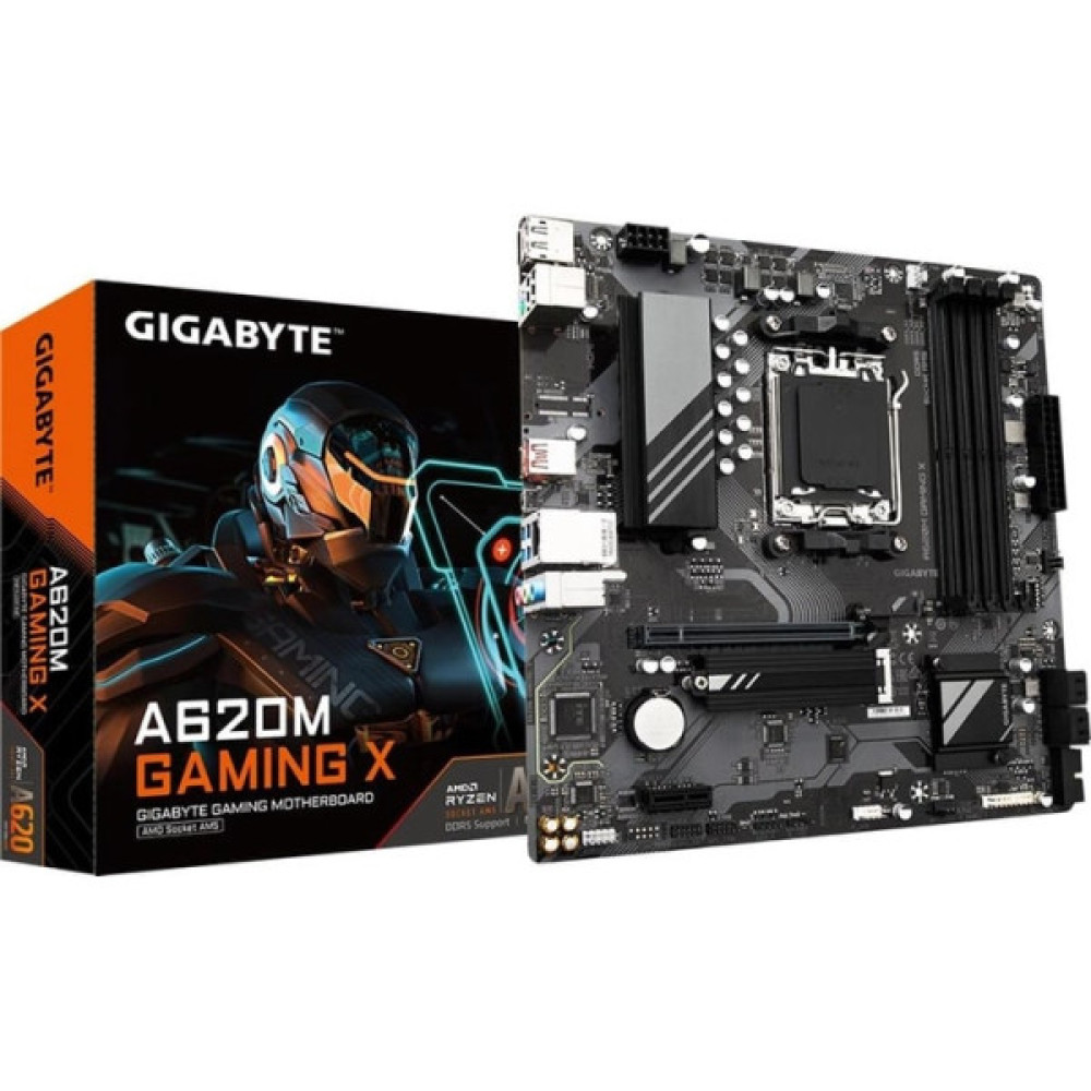 Материнська плата GIGABYTE A620M GAMING X sAM5 A620 4xDDR5 M.2 HDMI DP mATX