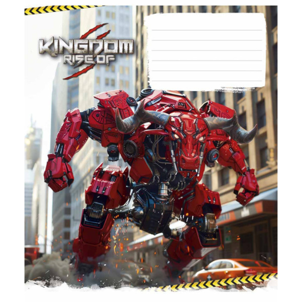 Зошит Школярик Animals transformers 18 аркушів клітинка (018-3467K)