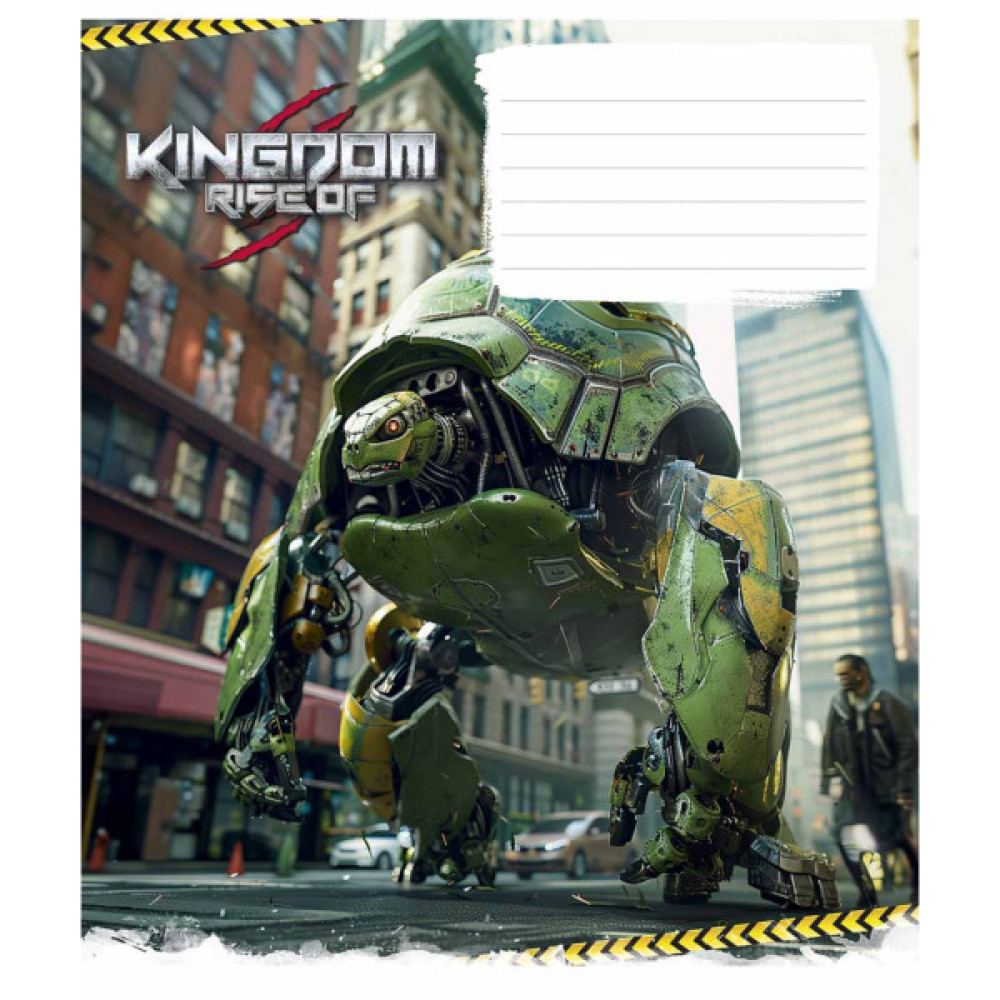 Зошит Школярик Animals transformers 18 аркушів клітинка (018-3467K)