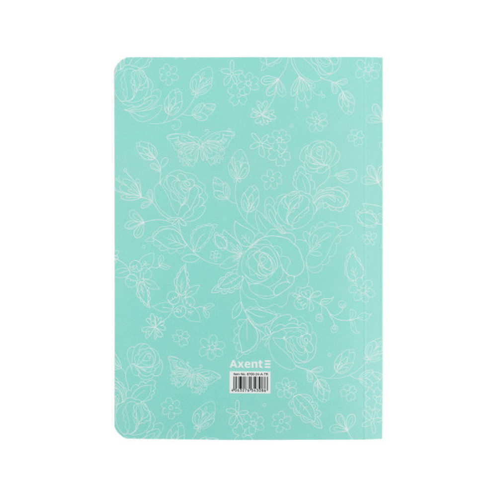 Книга записна Axent A5 TR Morning Dew 2, 80 аркушів клітинка (8700-24-A-TR)