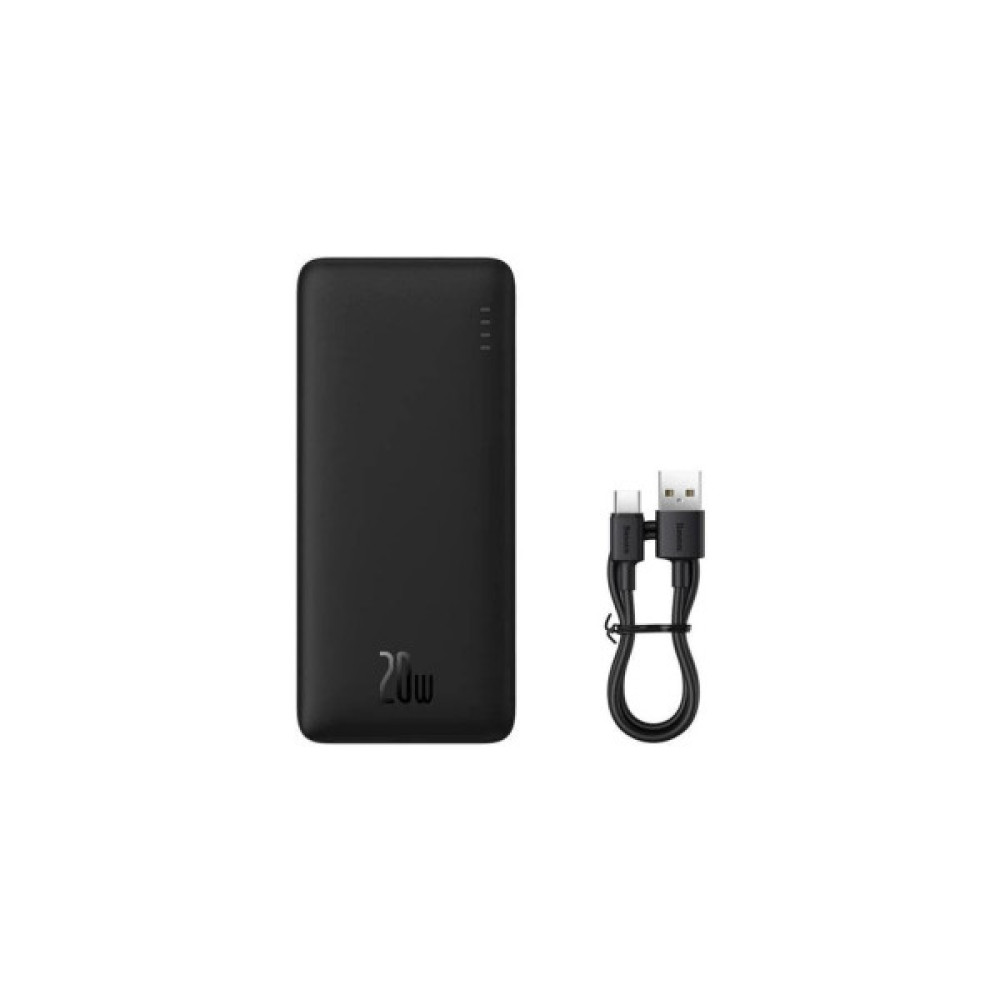 Батарея універсальна Baseus Airpow 30000mAh 20W PD/3.0, QC/3.0, black (PPQD090101)