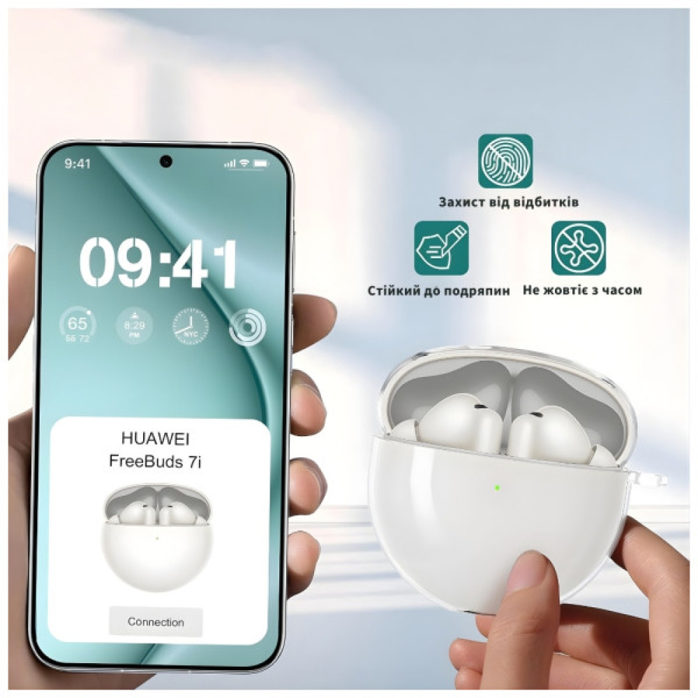 Чохол для навушників BeCover для HUAWEI FreeBuds 7i Transparent (714819)